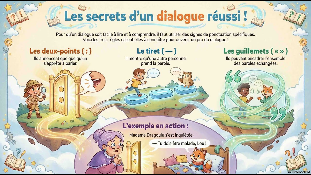 La ponctuation dans un dialogue
