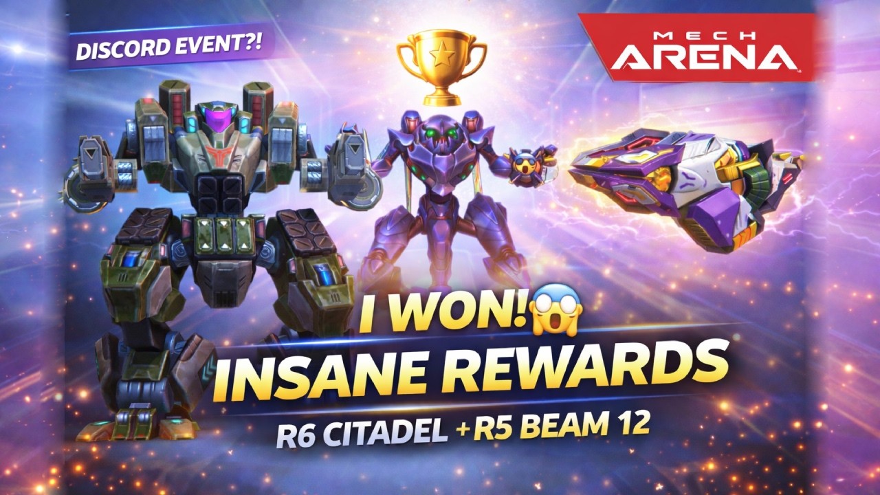 I WON LUNAR EVENT 🏆 R6 CITADEL + R5 BEAM 12 + LEGENDARY SKIN!! | Mech Arena