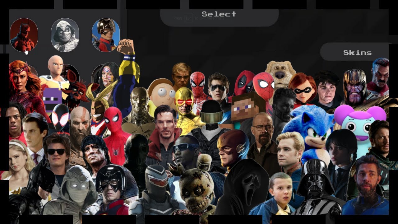 Menu voice lines for EVERYONE in Marvellous Playground Roblox (custom)