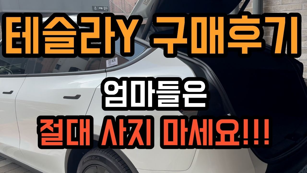 테슬라Y 주니퍼 드디어 구매하다 
