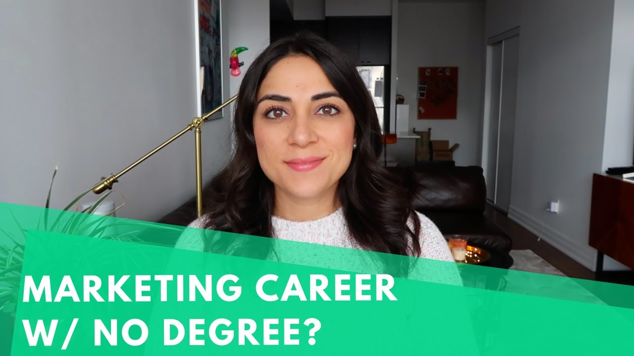 HOW TO GET A JOB IN MARKETING WITH NO DEGREE - Your degree is in another field, no problem