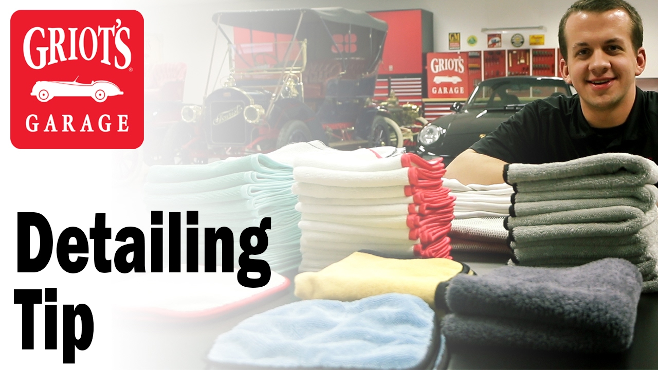 Griot's Garage - Detailing Tip: How to care for your microfiber towels