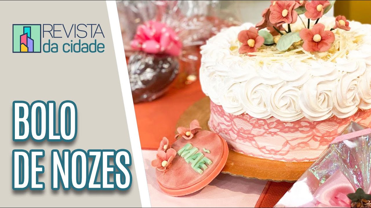 Receita deliciosa de bolo de nozes - Revista da Cidade (11/05/2023)