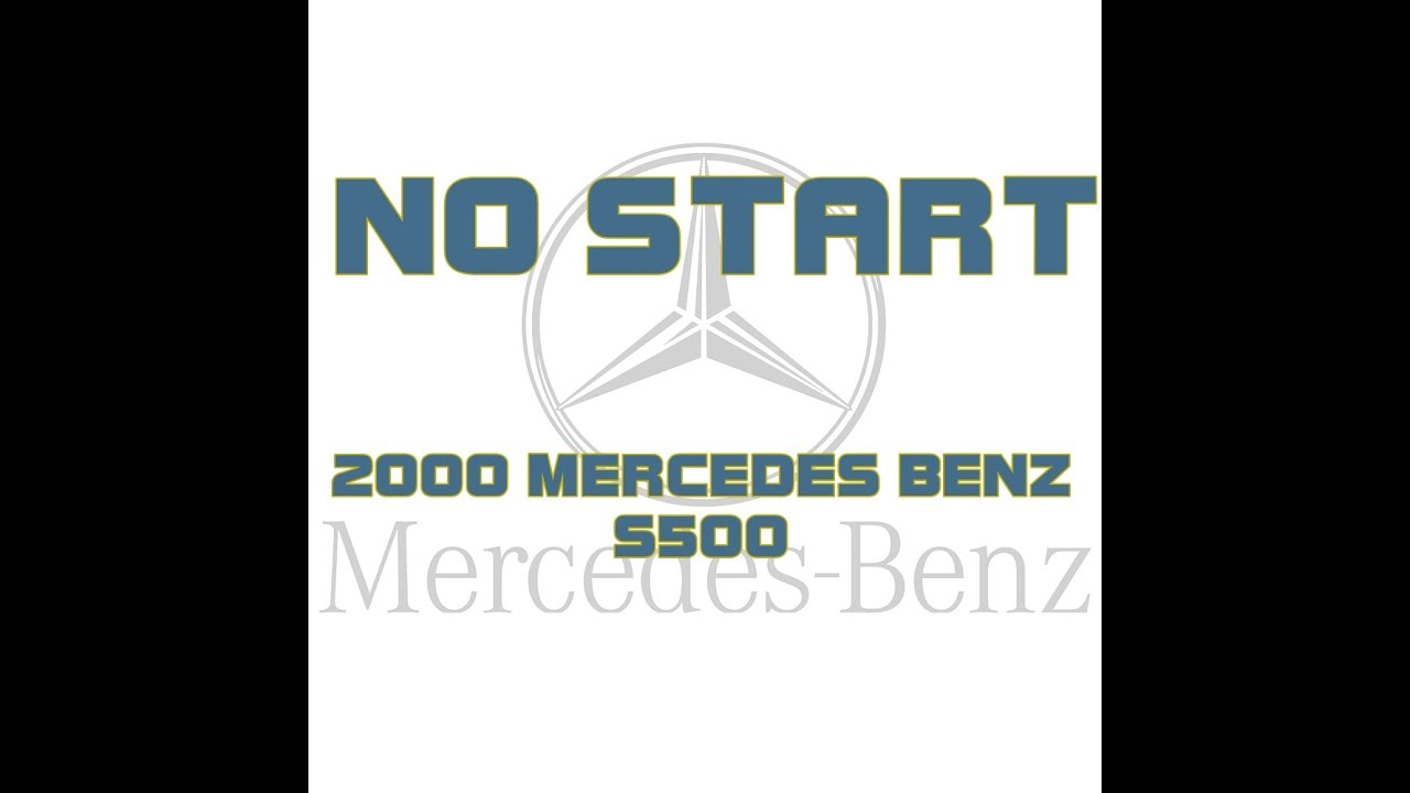 ⭐ 2000 Mercedes Benz S500 - Does Not Start, Just Clicks.
