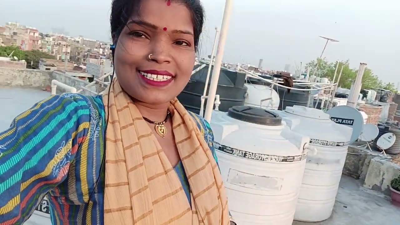 Main I Thi chhat per ghumne#🥰🙏🌳#
