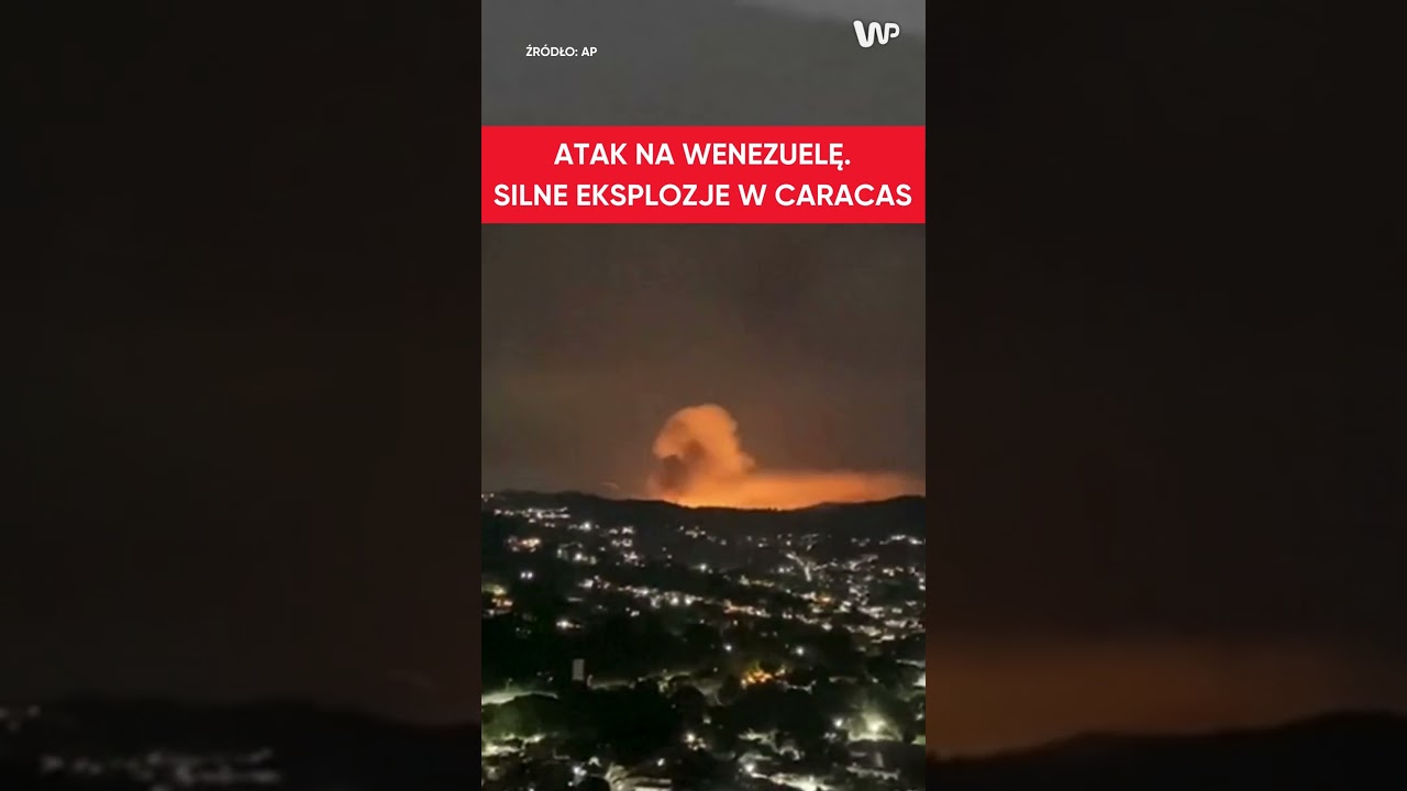 USA zaatakowały Wenezuelę. Maduro w kajdankach