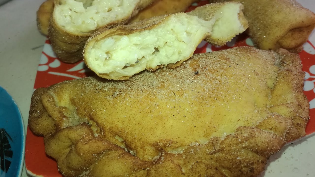 Empanadas fritas de arroz con leche para negocio (Empandas de viento rellenas de manjar fácilicimas)