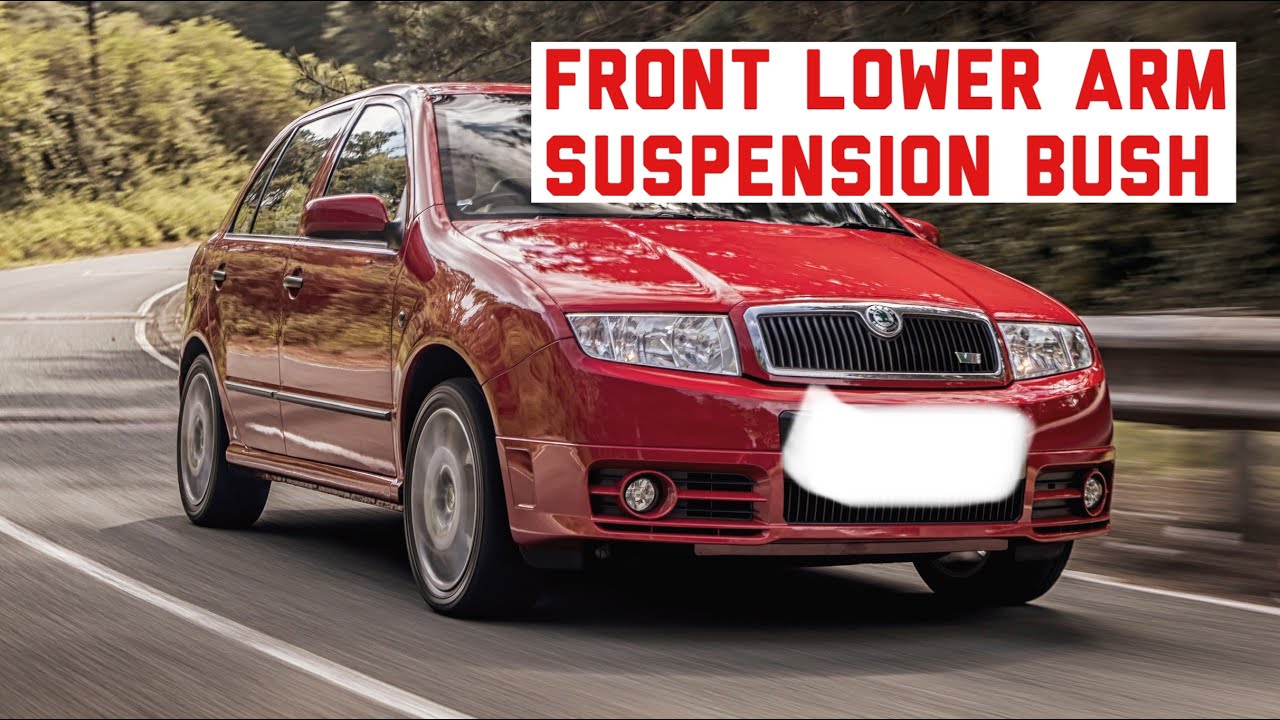 How to replace front lower arm rear bush. MK1 SKODA FABIA VRS