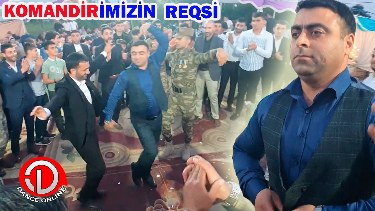 Esgerler Qazimizin toyunda Komandiri ile reqsi 2022