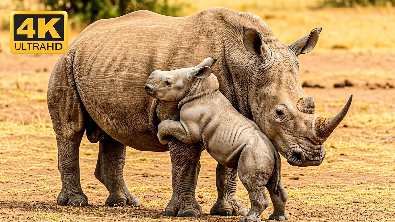 Majestic Wildlife 4K 🌿 Calm Animal Moments with Piano & Guitar Instrumentals