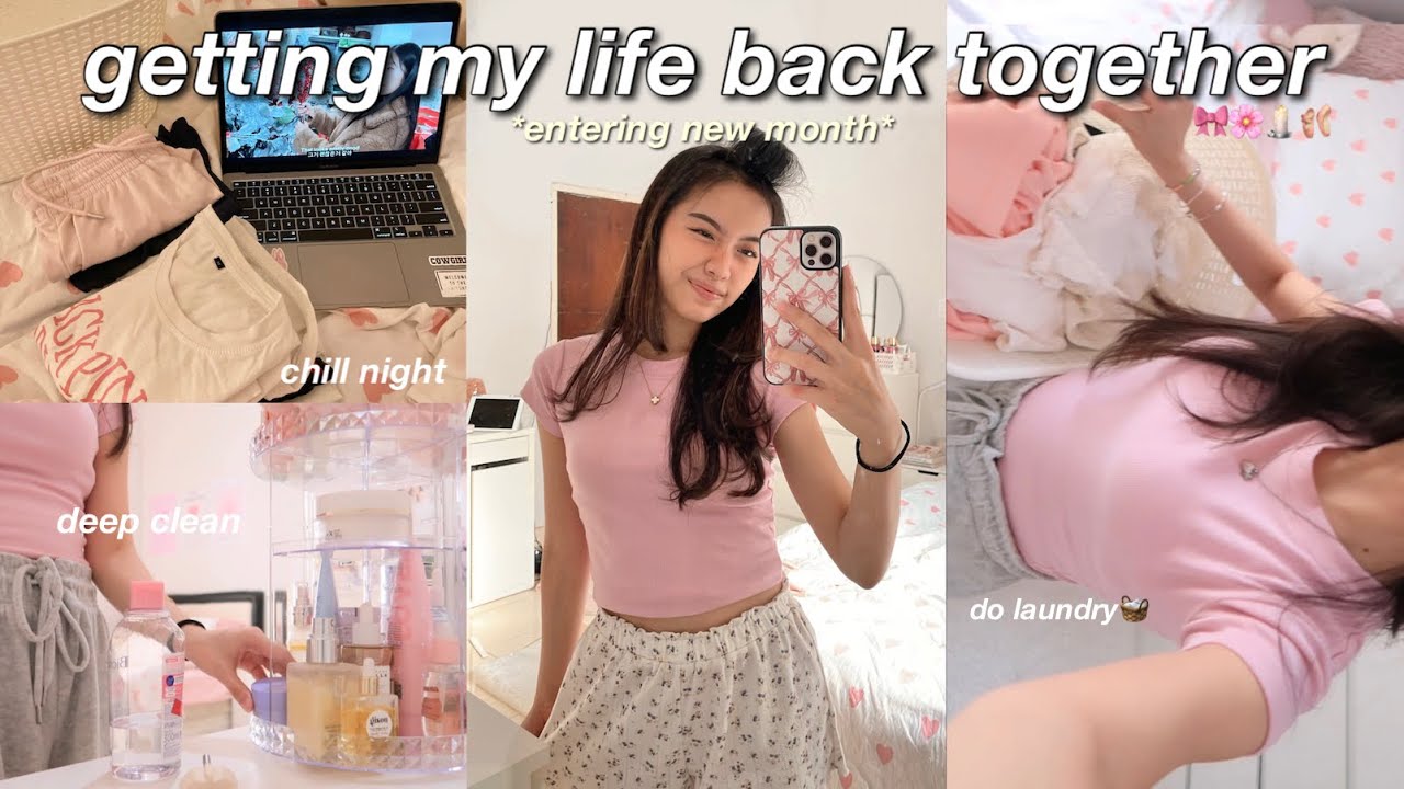 A DAY IN MY LIFE : getting my life back + planning, clean room, haul 🛁🕯🎧