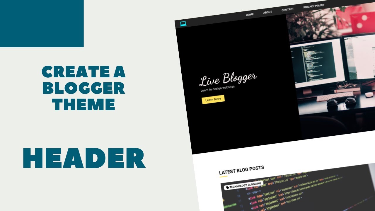 Create A Blogger Template From Scratch - The Header