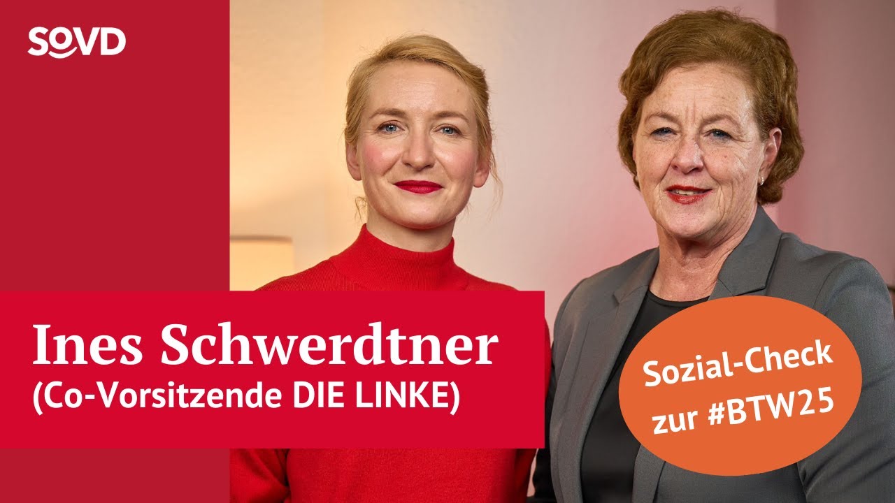 Bundestagswahl 2025: Ines Schwerdtner (DIE LINKE) im Sozial-Check