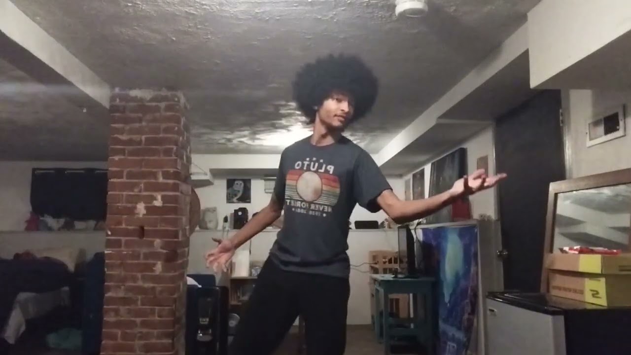 Man high on coffee but slightly less dances to MY ordinary LIFE 