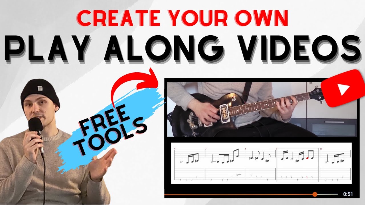 Making Play-Along TABS Videos with FREE Tools | Step by Step Guide