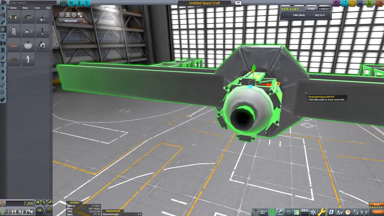 How to build a hinges in KSP