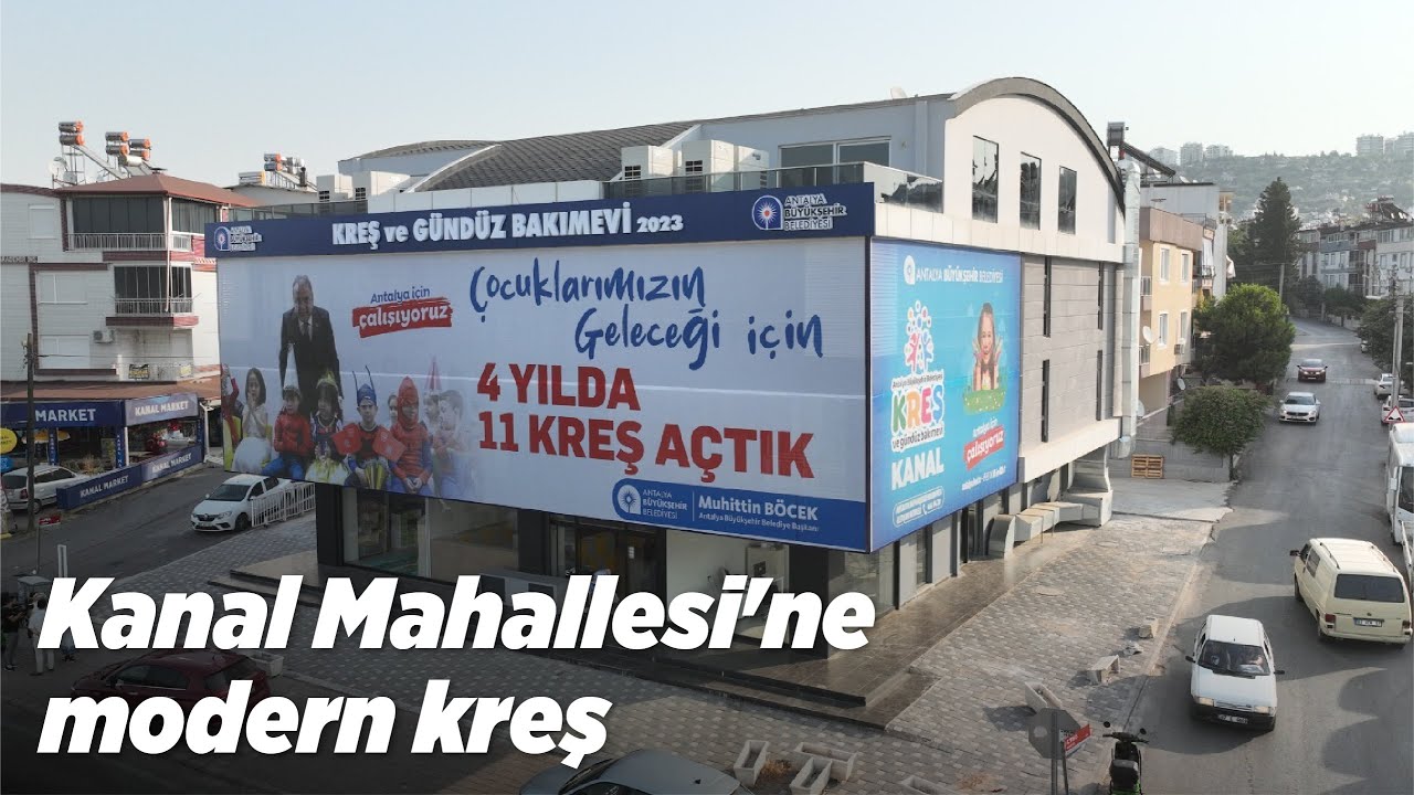 Kanal Mahallesi'ne Modern Kreş