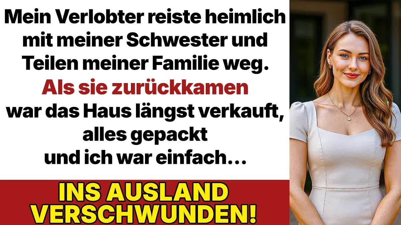 Mein Verlobter reiste heimlich mit meiner Schwester und Familie, also verkaufte ich das Haus!