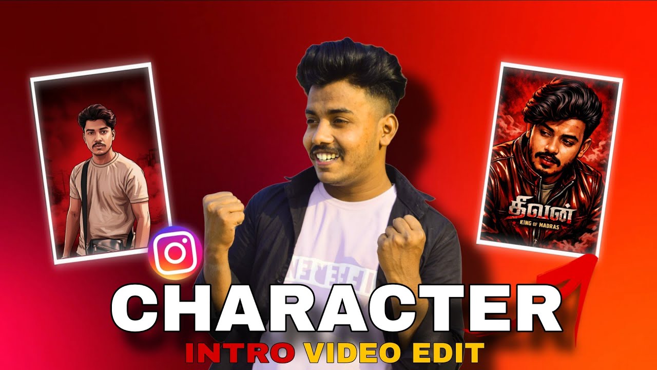 Instagram Trending Character Intro VideoEditing || Character Intro Video Editing InCapcut