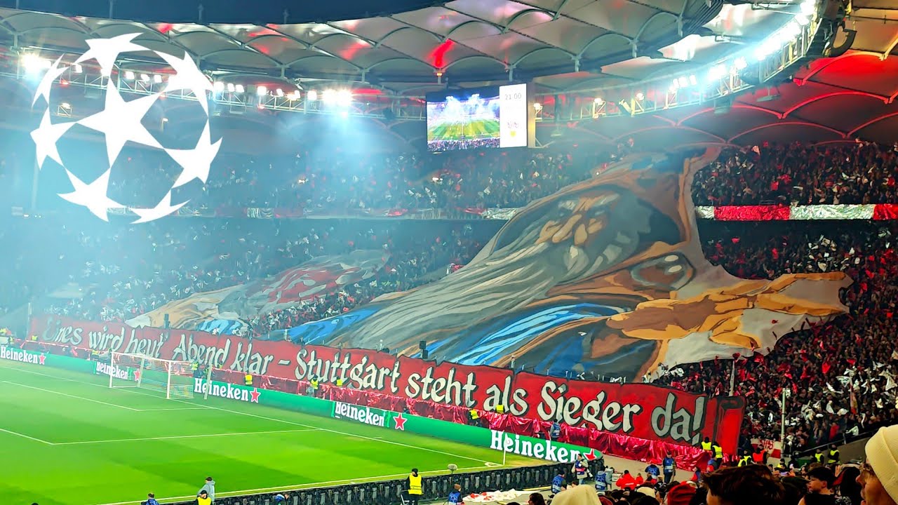 CHOREO Cannstatter Kurve | VfB Stuttgart vs. Paris Saint-Germain | Champions League 29.01.2025