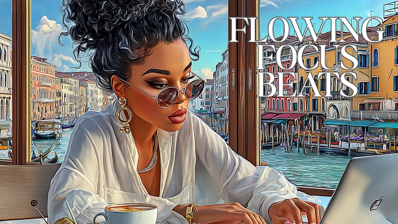Flowing Focus Beats | Peaceful Café Work Atmosphere