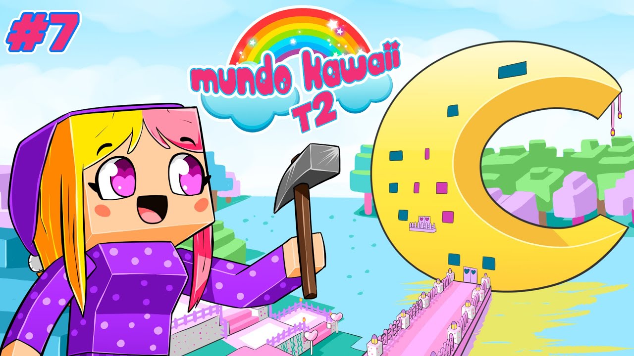 MI GRAN CASA DE LUNA y WILMER QUIERE UNA CITA ❤️ - MUNDO KAWAII T2 MINECRAFT - #7