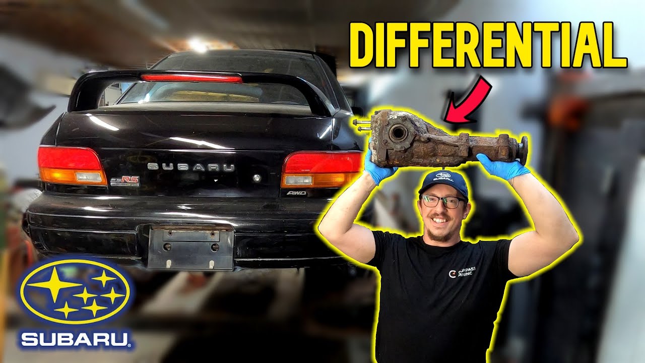 Removing Differential from My Subaru Impreza 2.5RS