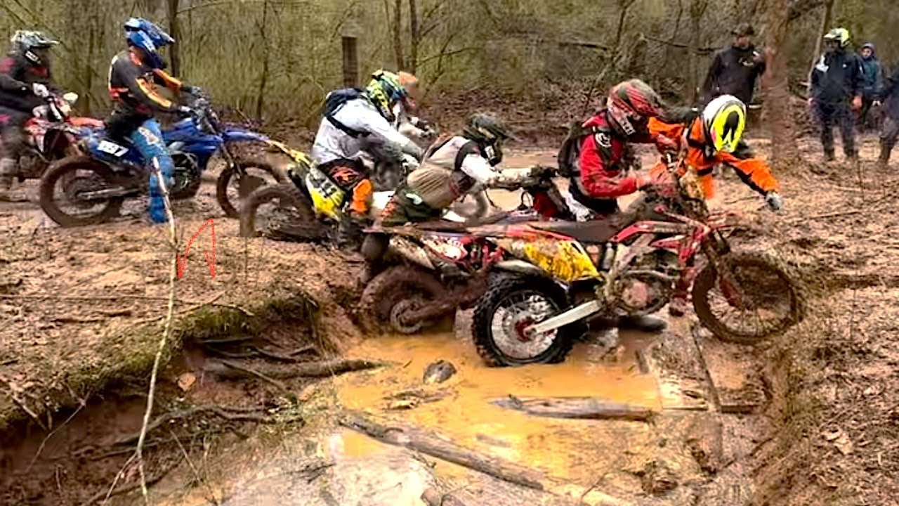 MUD & RAIN IN TALLADEGA GNCC ENDURO SERIES TAKES A TOLL ON THE RIDERS