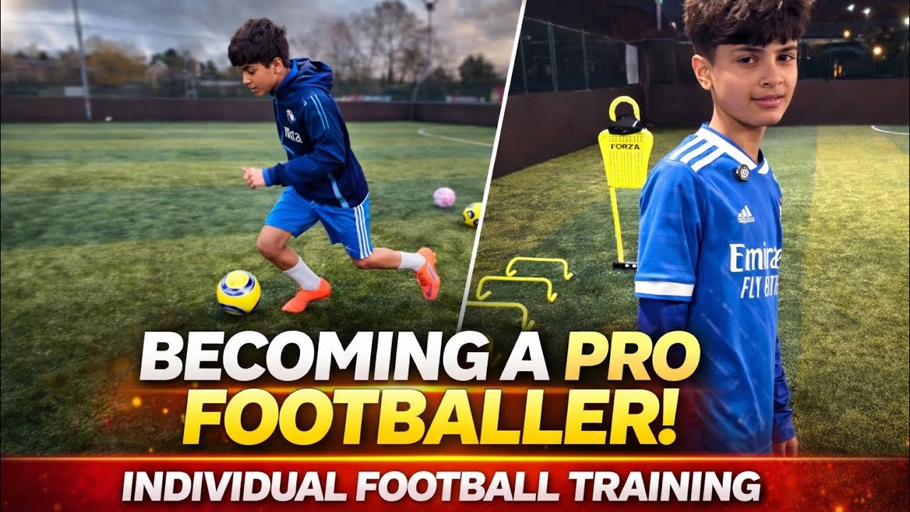 This Individual Football Training Builds Pro Footballers⚽️