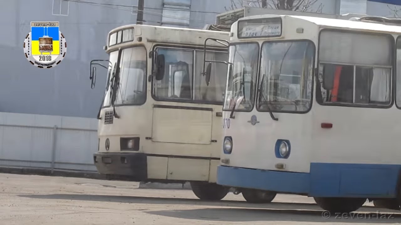 Білоцерківський тролейбус- ЮМЗ Т2, Ikarus 280.94, КТГ-1, ЗиУ-682Г [Г00], ЛАЗ-52522 03.04.2018