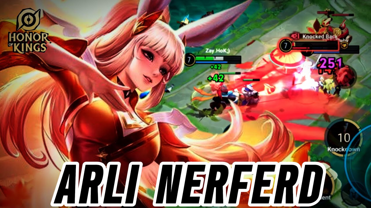 HOK: ARLI NERFERD GAMEPLAY IN FARM LANE | HONOR OF KINGS | ZAY HOK 
