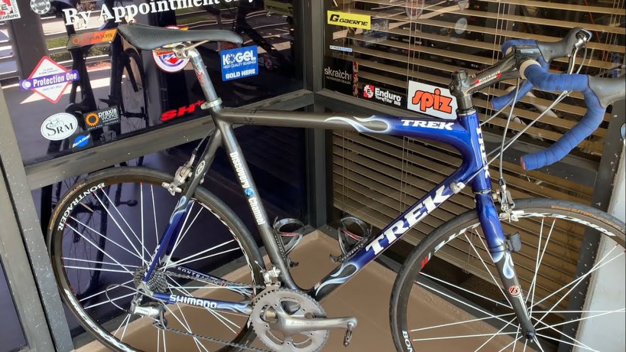 Профиль велосипеда — Trek Discovery Channel в комплекте с компонентами Bontrager XXX Lite