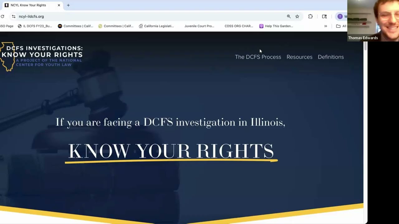Illinois Know Your Rights with DCFS Investigations Webinar