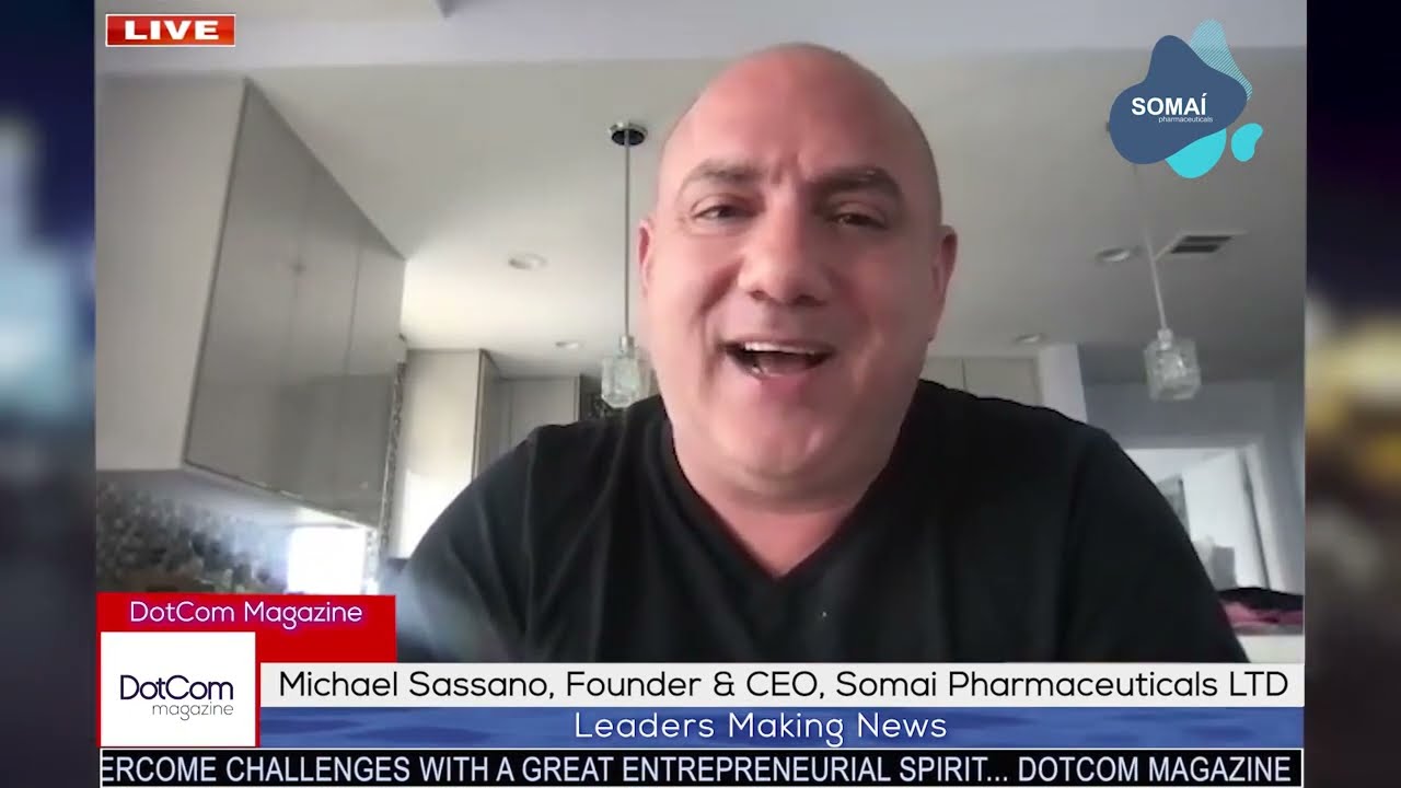 DotCom Magazine Interview of Michael Sassano, CEO & Founder of Somai Pharmaceuticals LTD