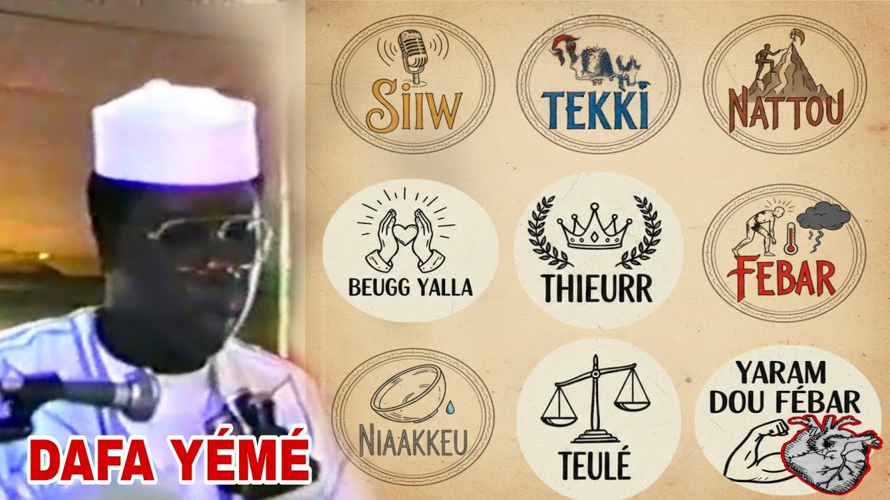 Siiw, Tékki, Nattou, Thieurr, Beugg Yalla, Febar, Niaakkeu, Teulé, Par Serigne Moustapha Sy Yémé Na