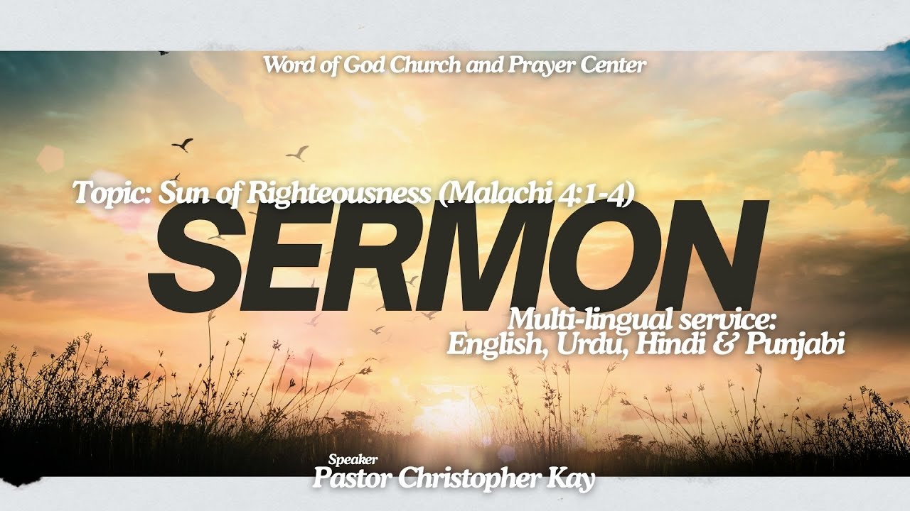 Word of God Church and Prayer Center | 21st December | Sunday Service