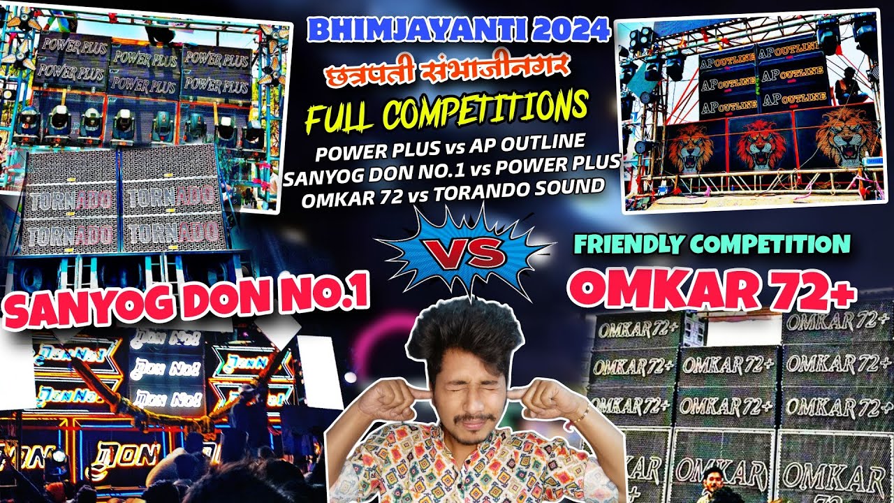OMKAR 72+ | 7 Lakh Budget😲Bhimjayanti 2024💙Sanyog Don No.1🆚 Omkar 72🔥👑Full Competitions Of 5 Sounds💥