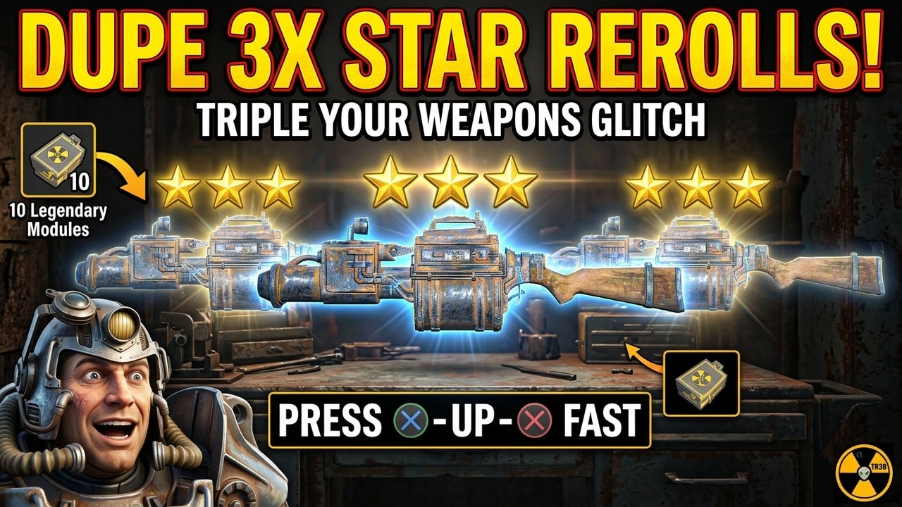 FALLOUT 76 DUPLICATION GLITCH DUPE REROLLS