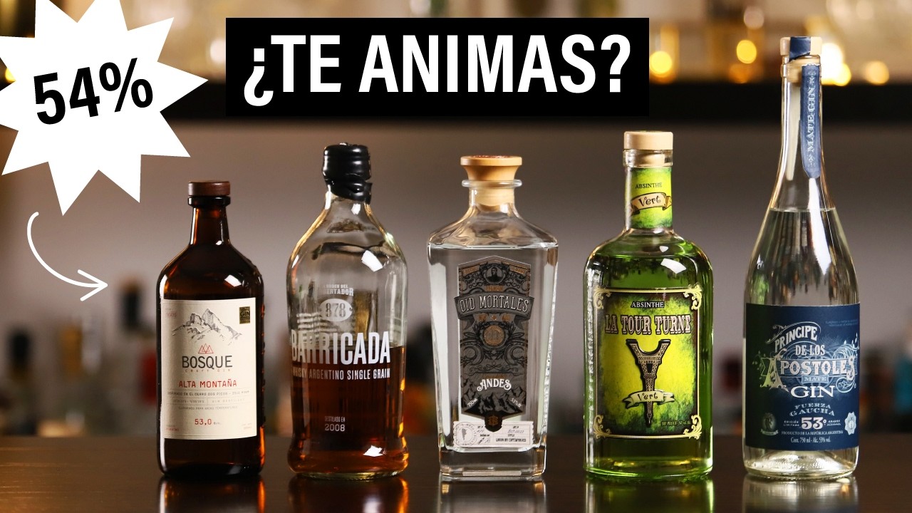 Las Bebidas Mas Fuertes de Argentina | Whisky, Gin y Absenta