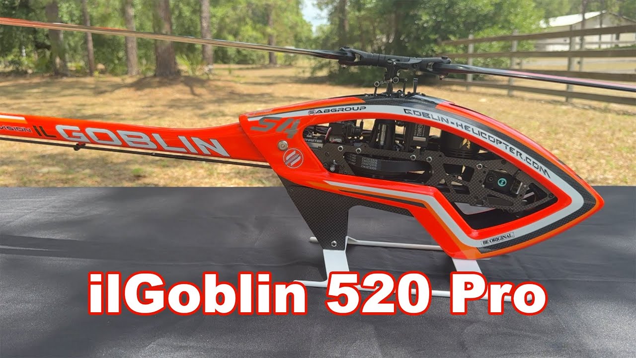 The ilGoblin 520 Pro from SAB, amazing helicopter