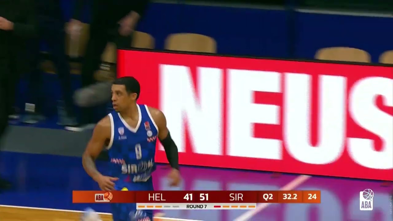 ABA League 2 2025/26 highlights, Round 7: Kansai Helios Domžale – Široki TT Kabeli (27.1.2026)