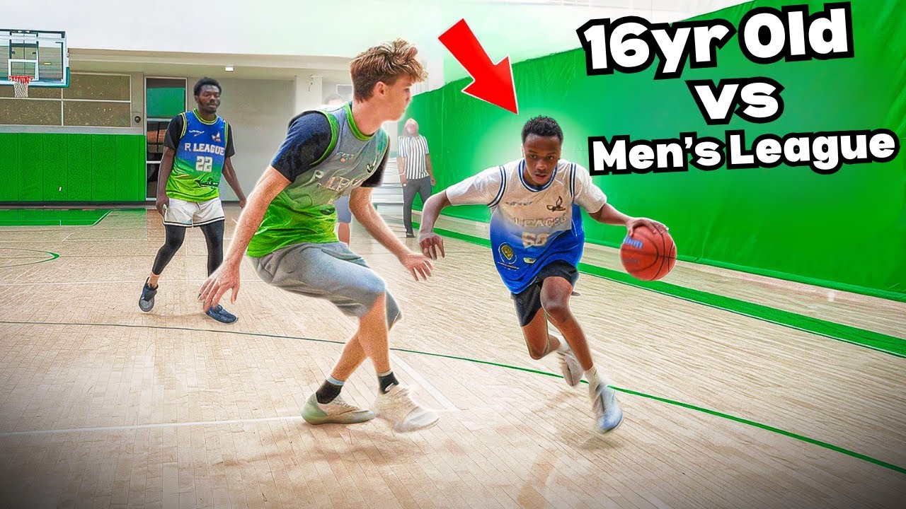 SNEAKING 16yr Old Into A Men's League...