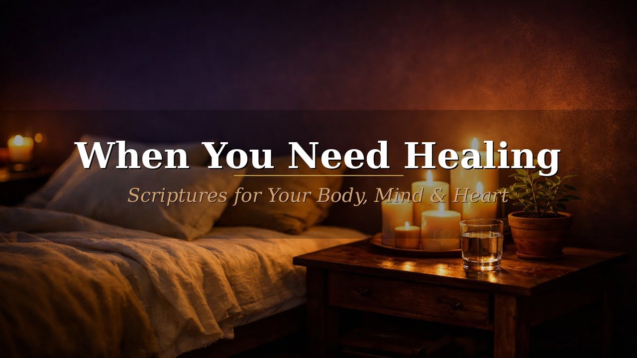 WHEN YOU NEED HEALING | SCRIPTURES FOR YOUR BODY, MIND & SPIRIT | THE INNER ROOM
