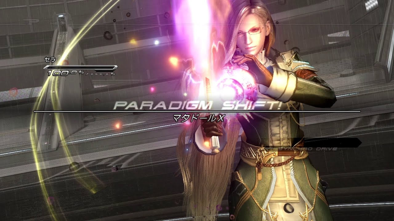 FF13-2 ナバート戦  ナバート含む全6体の敵を一度に倒す (セラとノエルHP900台) [PS3]