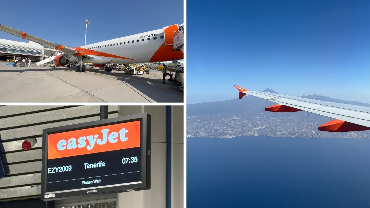 easyJet flight EZY2009 | MAN to TFS | Manchester to Tenerife South | December 2024