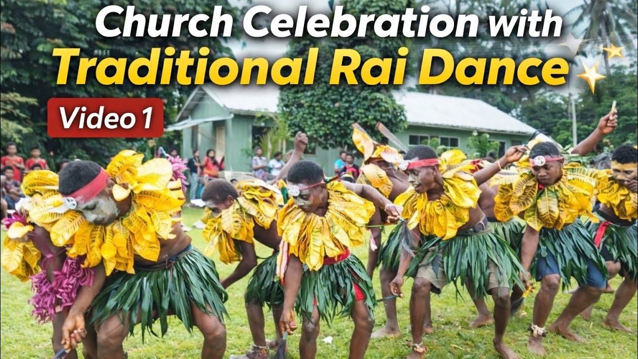 Church Celebration with Traditional Rai Dance 🇵🇬✨ | Video 1