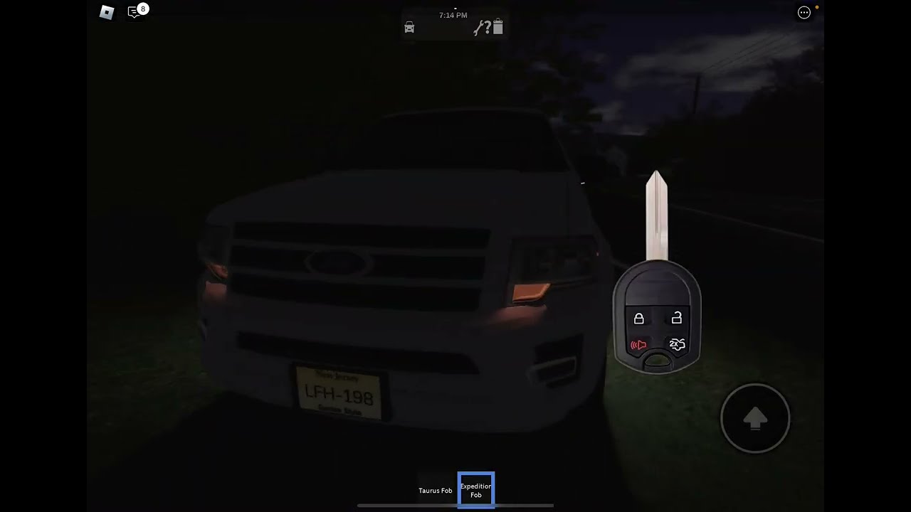My car alarms on Roblox