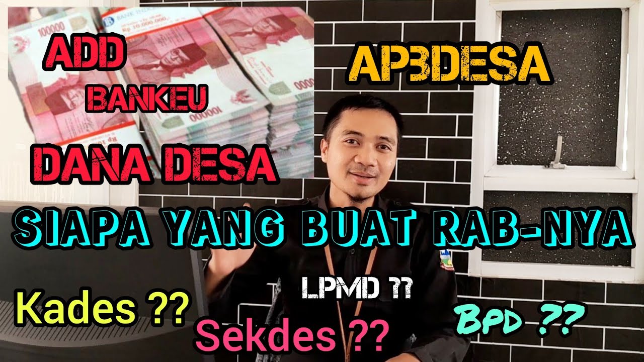 RAB Kegiatan Desa Siapa Yang Buat ???