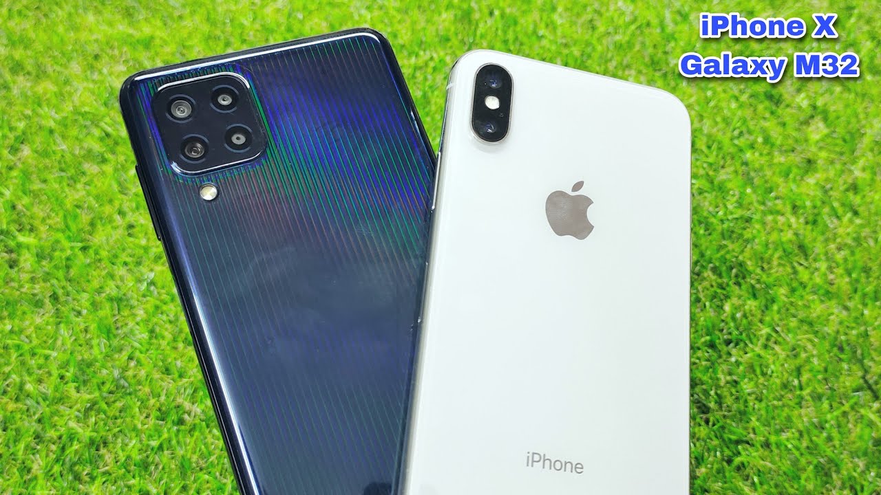 Samsung Galaxy M32 Vs iPhone X || Speed Test & Comparison 🔥🔥🔥