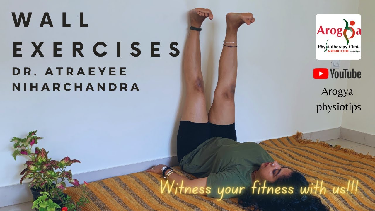 Legs up The Wall exercises | Relaxation & mobility for tight hips| Arogya Physiotips